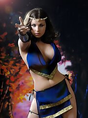 busty,brunette
